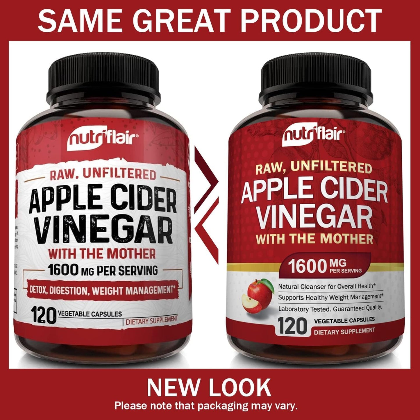 Apple Cider Vinegar Capsules with the Mother - 120 Vegan ACV Pills - Best Supplement for Healthy Weight Loss, Diet, Keto, Digestion, Detox, Immune - Powerful Cleanser & Appetite Suppressant Non-Gmo
