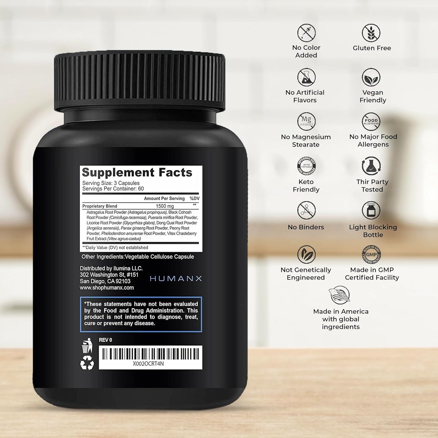 HUMANX Vertigone - Vertigo Relief - Time-Tested Ingredients - Ancient Natural Inner Ear Balance Supplement - Relieves Dizziness, Nausea, Spinning & Swaying Sensations - Non GMO - Dizzy Aid Pills