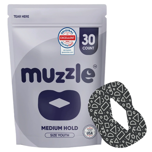 Muzzle® Mouth Tape For Youth (Medium Hold)