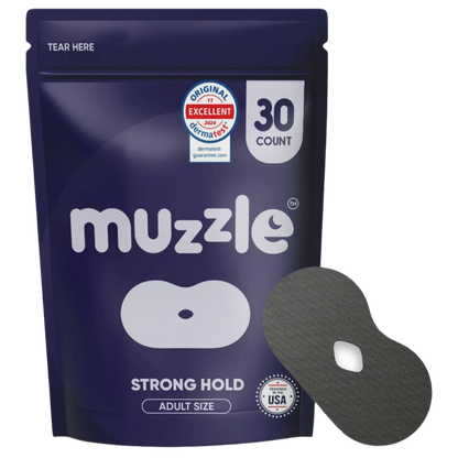 Muzzle® Mouth Tape for Adults (Strong Hold)