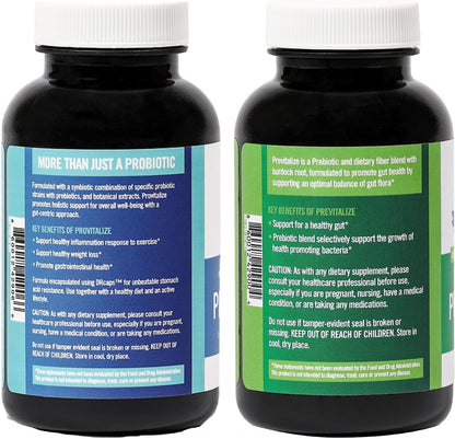 BB Company Slim Gut Bundle | Menopause Prebiotics and Probiotics for Women | Gut Vitamins for Digestive Health | Supports Joint Health & Sexy Midsection | Provitalize & Previtalize | 30 Day Supply