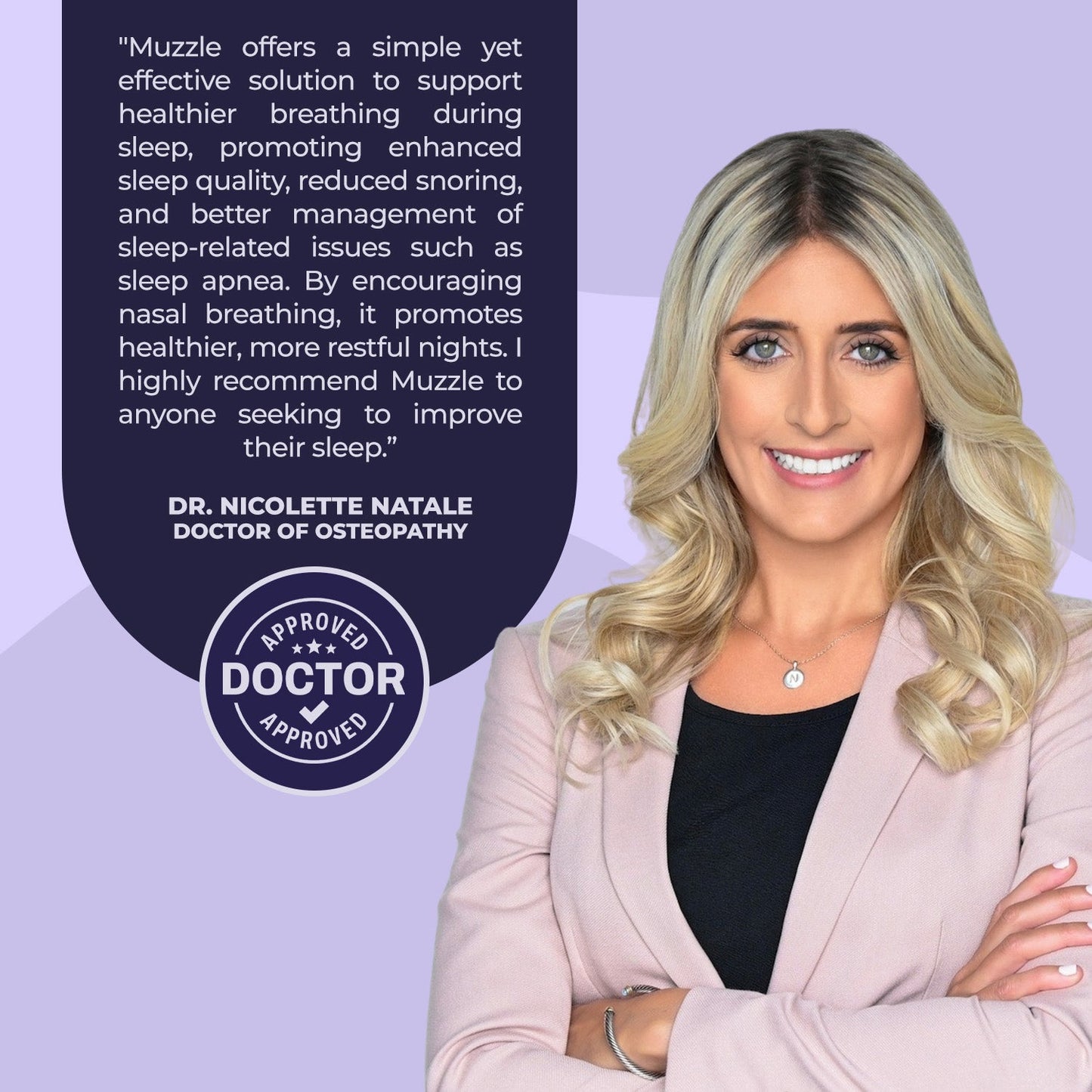 Muzzle® Mouth Tape For Youth (Medium Hold)