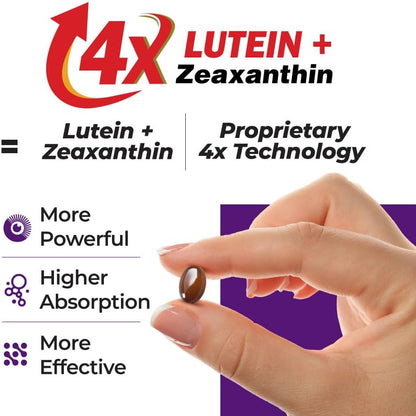 AFC Japan Ultimate Vision PRO – Improved, Up-Sized Formula - Support Vitamins for Eye Health with Lutein, Zeaxanthin 4X, Bilberry, Nutrients for Blurry Dry Eyes, Macular Health & Focus, 45 Softgelsx3