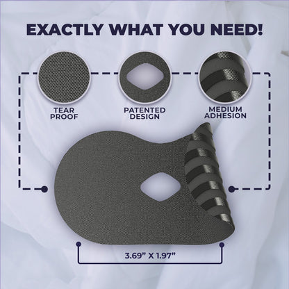 Muzzle® Mouth Tape for Adults (Medium Hold)