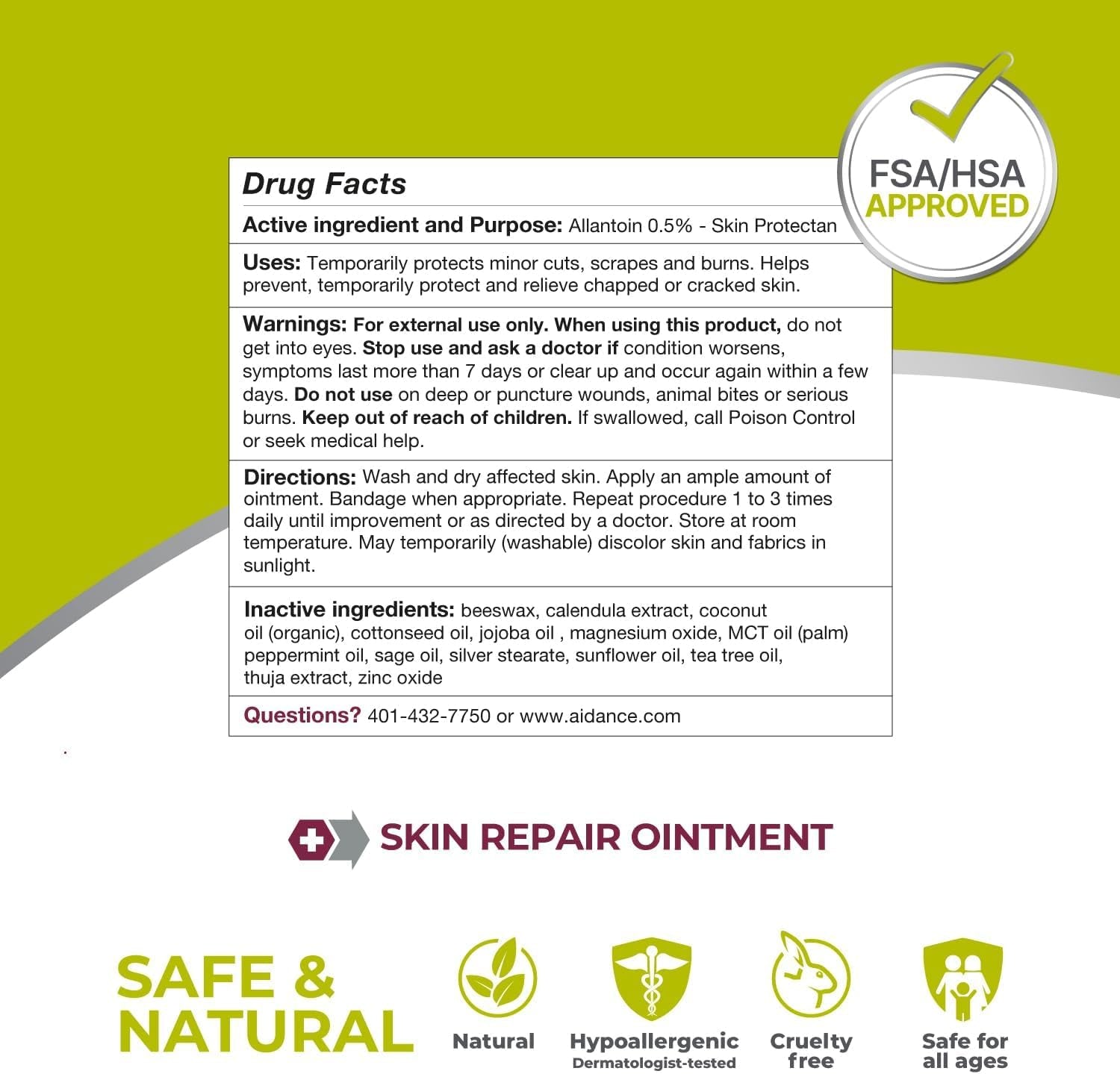 Terrasil Skin Repair for Angular Cheilitis, Folliculitis, Impetigo, Lichen Sclerosis, Boils, Pitted Keratolysis, Fast Relief & Supports Healing. Dermatologist Tested & Hypoallergenic Approved (0.5 Oz)