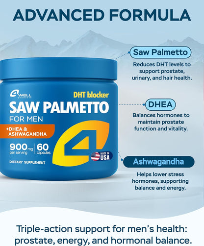 Improved Complex Saw Palmetto for Men 900 mg
