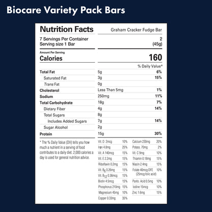 15G Protein Bars Variety Pack (7-Count)