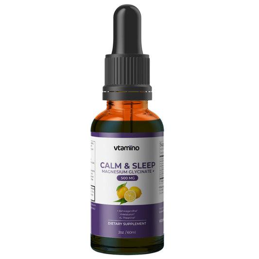 Calm Drop – Liquid Magnesium Glycinate for Stress, Sleep, Nerve & Gut Support (60mL)