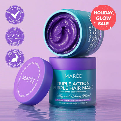 Purple Mask for Blonde Hair