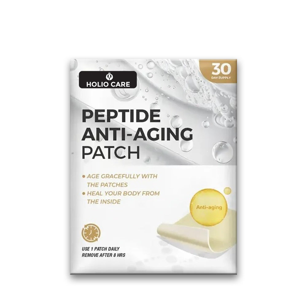 Holio Care Peptide Anti-Aging Patch – Collagen-Boosting Transdermal Patch for Skin Firmness, Relaxation &amp; Mood Support - 30-Day Supply