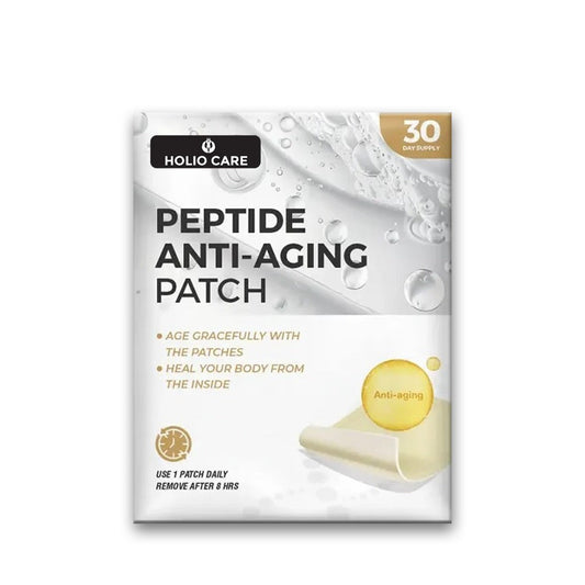 Holio Care Peptide Anti-Aging Patch – Collagen-Boosting Transdermal Patch for Skin Firmness, Relaxation &amp; Mood Support - 30-Day Supply