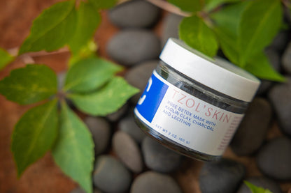 Rose Detox Mask with Kaolin Clay, Charcoal, & Lecithin
