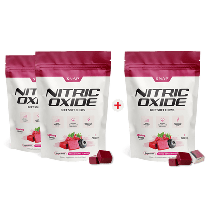 Nitric Oxide Beet Soft Chews - Buy 2, Get 1 Free!