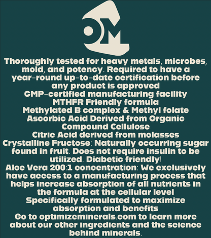 OPTIMIZE MINERALS AND VITAMINZ BUNDLE™️