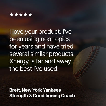 Xnergy: A.M. Nootropic for Calm Energy, Focus & Motivation