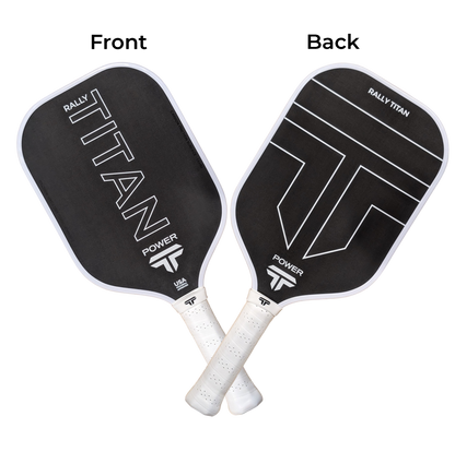 Titan Power 14MM | Thermoformed Unibody Construction | Foam Injected Walls | T700 Titan Carbon Friction Surface | White