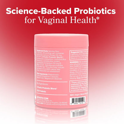 O Positiv URO Vaginal Probiotics for Women Ph Balance with Prebiotics & Lactobacillus Probiotic Blend - Vaginal Health Supplement - Promote Healthy Vaginal Odor & Vaginal Flora, 60 Count (Pack of 3)