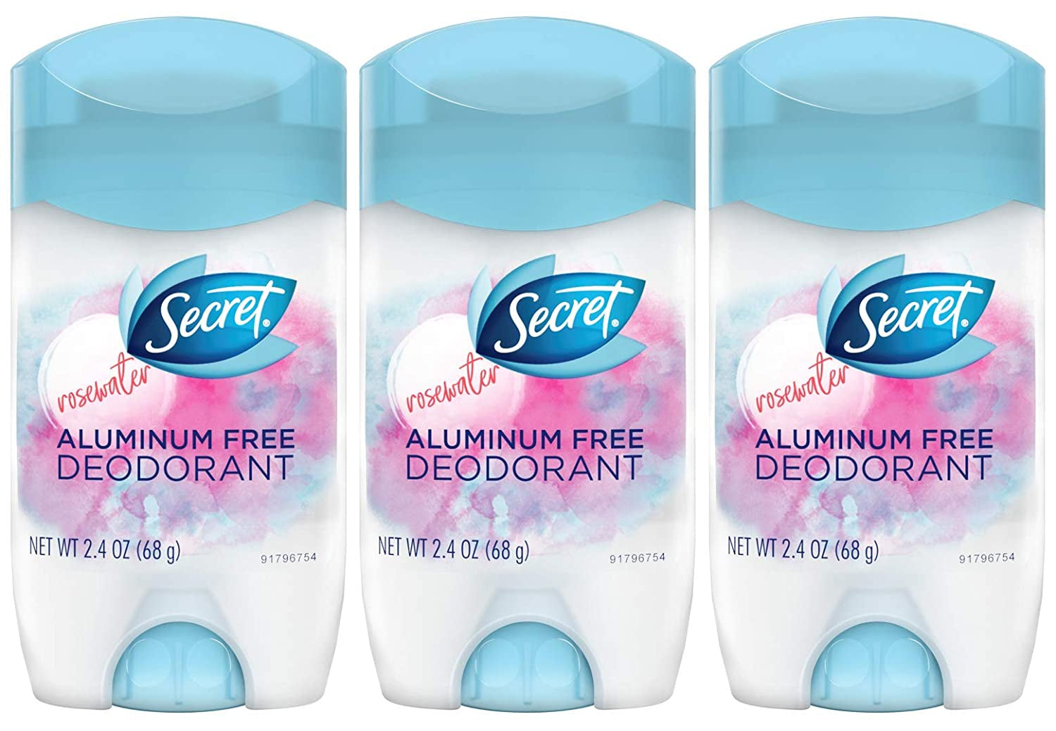 Secret Invisible Solid Antiperspirant and Deodorant, Powder Fresh, 2.6 Ounce (Pack of 6)