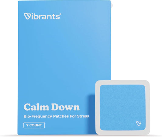 Calm down Patch | Vibrants Bio-Frequency Patches for Stress | Sample Pack - 7 Stress Patches