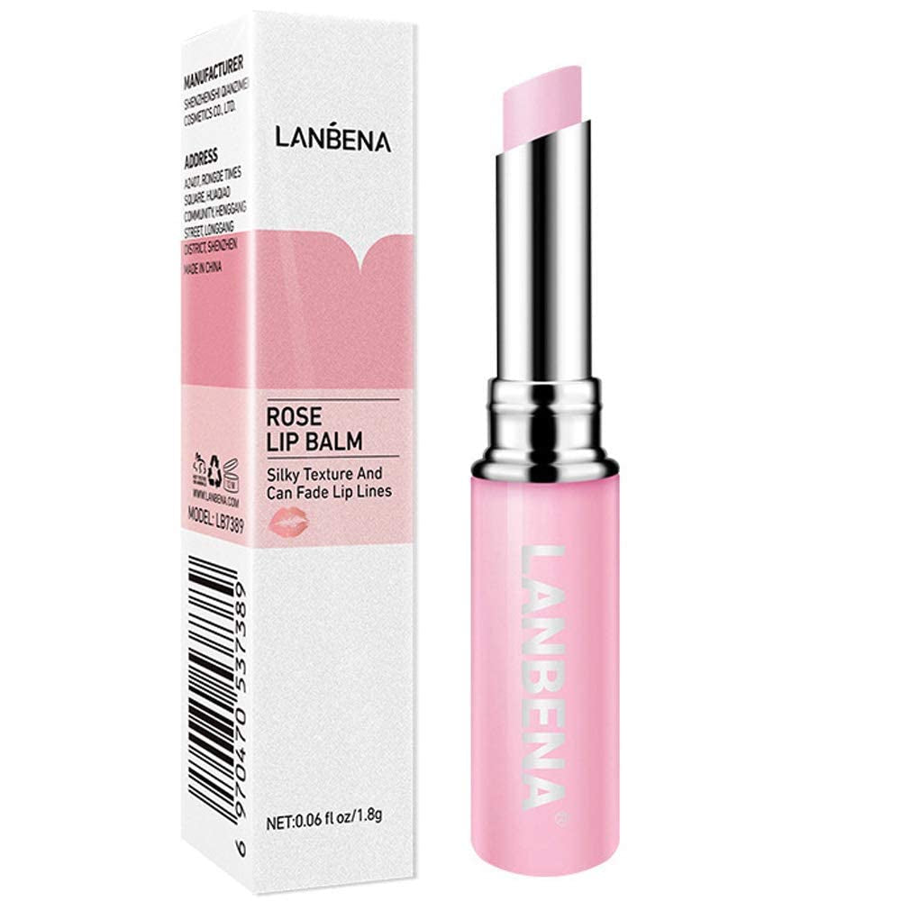 LANBENA Hyaluronic Acid Lip Balm Moisturizing Lips Reduce Fine Lines Relieve Dryness Long-Lasting Protection Nourishing Lip Care (1.8G / 0.06 Fl Oz) - Free & Fast Delivery