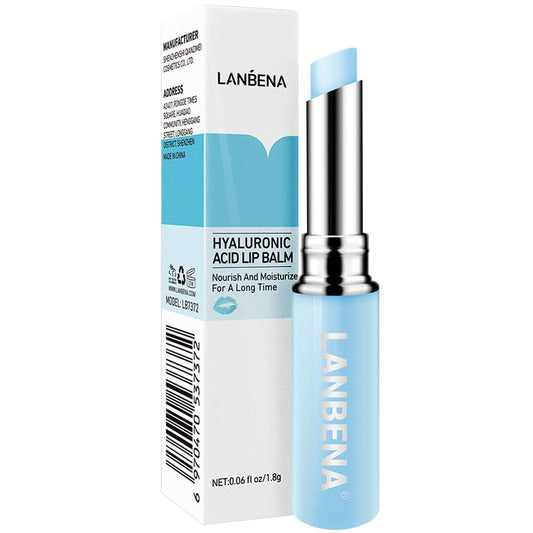 LANBENA Hyaluronic Acid Lip Balm Moisturizing Lips Reduce Fine Lines Relieve Dryness Long-Lasting Protection Nourishing Lip Care (1.8G / 0.06 Fl Oz) - Free & Fast Delivery