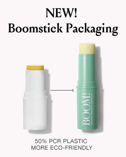 Boomstick Glo - Hydrating Face Balm Stick for Mature Skin with Olive Oil, Beeswax & Honey - Natural-Looking Dewy Glow - Multibalm Brightener to Moisturize Face, Lips, under Eye and More