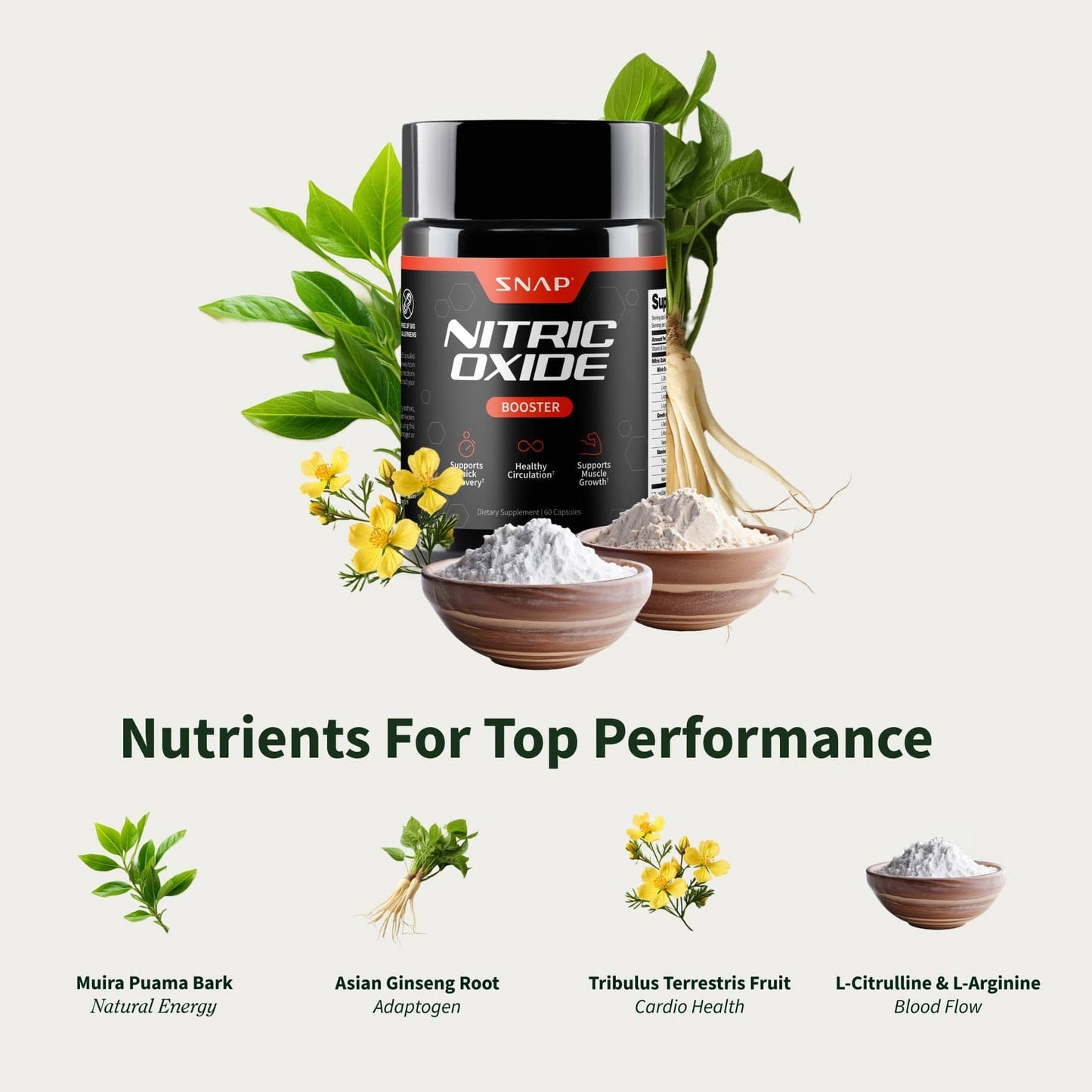 Ultimate Nitric Oxide + Testo Booster Bundle - Buy 3, Get 2