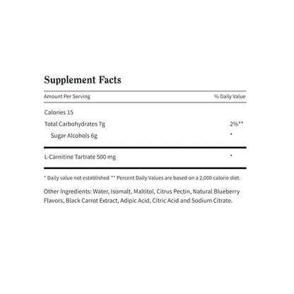 L-Carnitine Sugar-Free Blueberry Gummies