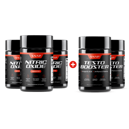 Ultimate Nitric Oxide + Testo Booster Bundle - Buy 3, Get 2